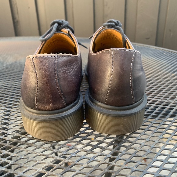 Women's Dr. Martens Gothic Purple 1461 Leather Oxford - Picture 4 of 6